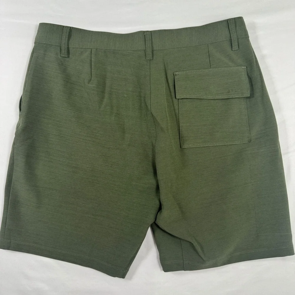 BYLT Kinetic Short Mens XL Dark Olive Green Performance Stretch Athleisure NEW